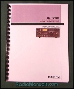 Icom IC-745 Instruction manual - Click Image to Close